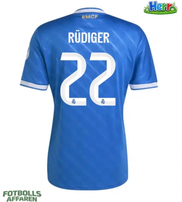 Real Madrid Antonio Rudiger #22 Tredje Tröja 2025-26 Kortärmad